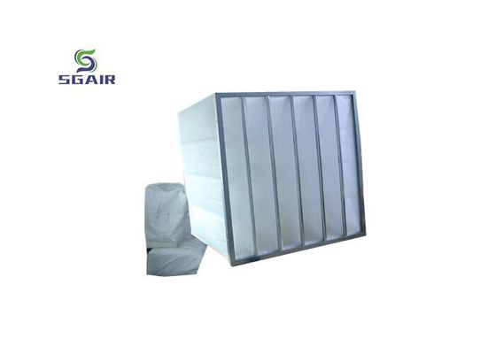 F7 Aluminiowy Filtr do Worek Zindywidualizowany Z 99,97% Wydajnością H13~H14