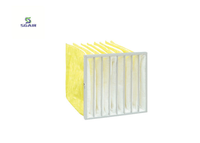 Solid Structure Aluminium Bag Filter All Metal Frame Hepa 14 Filter 500 mm