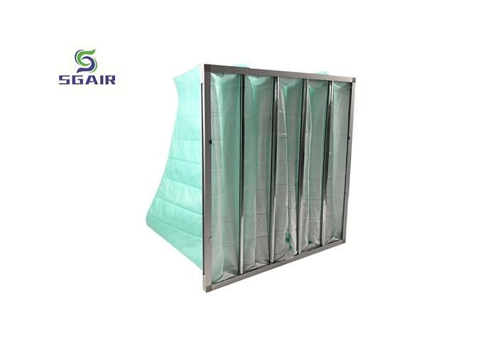 Filtr aluminiowy z włókna szklanego H14 Filtr kieszonkowy 21 mm