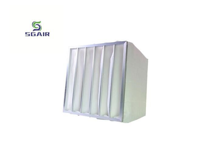 99.97% F9 Filtr aluminiowy, Filtr z włókien syntetycznych do klimatyzatora