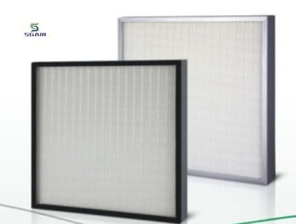Wysokiej wydajności filtr HEPA mini-plet &amp; ULPA Filter lekkiej konstrukcji