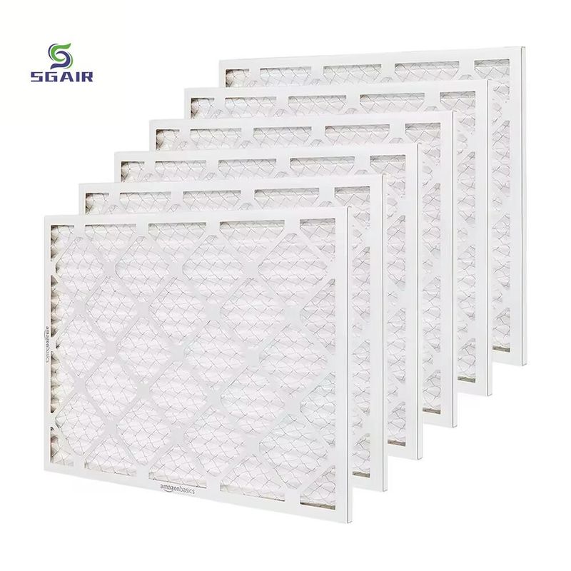 20x25x1 HVAC przedfiltr powietrza kartonowy płytkowany panel do pieca AC